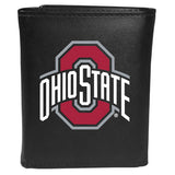 Ohio St. Buckeyes Leather Trifold Wallet