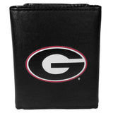 Georgia Bulldogs Leather Trifold Wallet