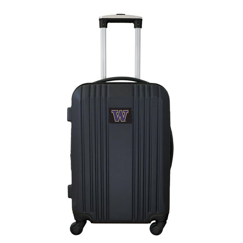 Washington Huskies Luggage Carry-on 21in Hardcase two-tone Spinner 100% ABS-BLACK