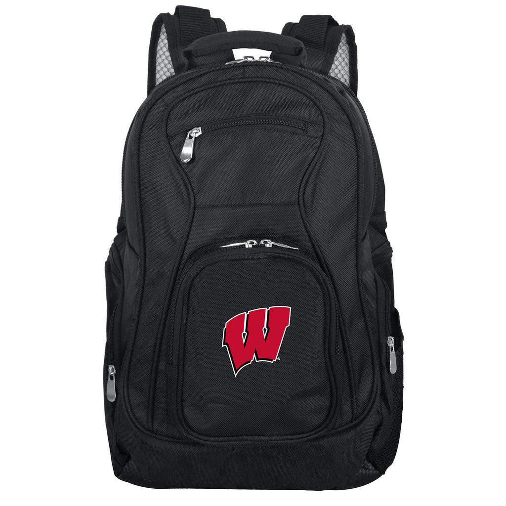 Wisconsin Badgers Backpack Laptop-BLACK