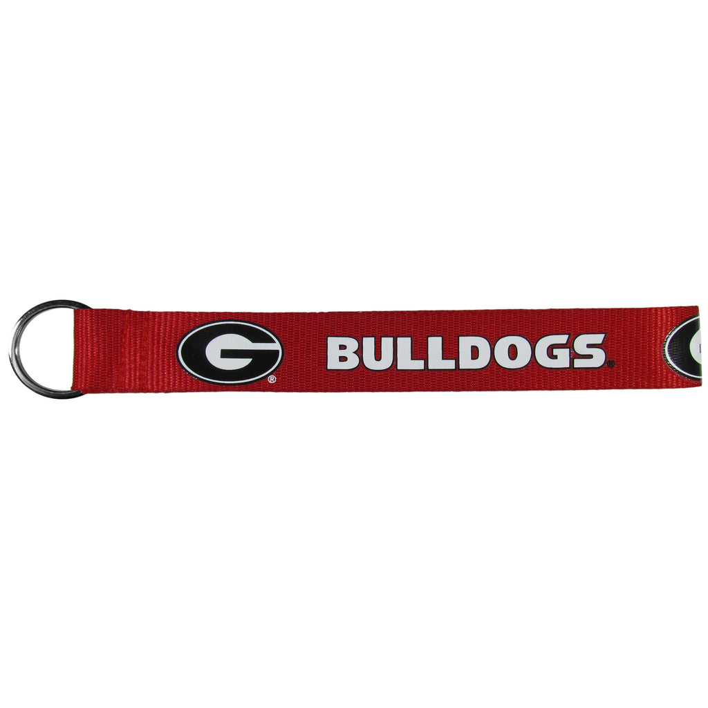 Georgia Bulldogs Lanyard Key Chain