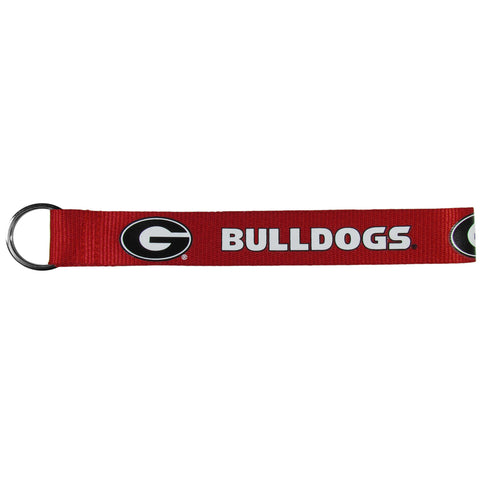 Georgia Bulldogs Lanyard Key Chain