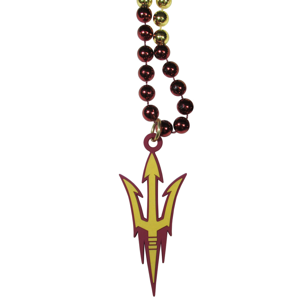 Arizona St. Sun Devils Mardi Gras Bead Necklace