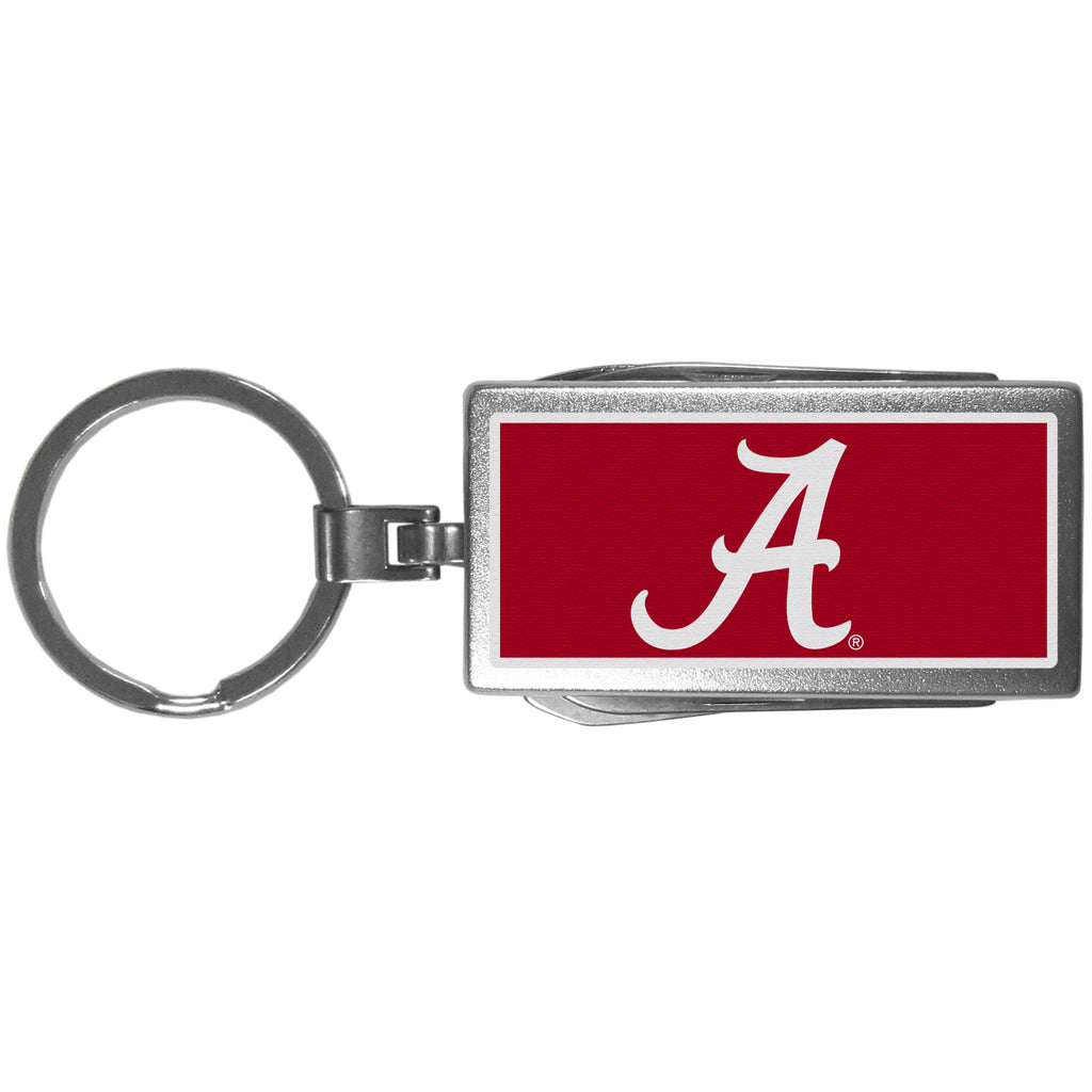 Alabama Crimson Tide   Multi tool Key Chain Logo 