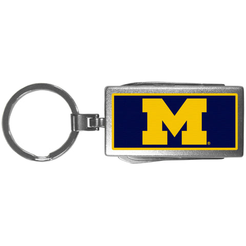 Michigan Wolverines   Multi tool Key Chain Logo 