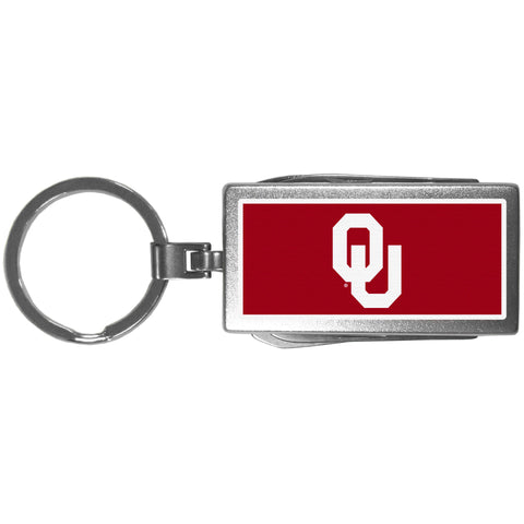 Oklahoma Sooners   Multi tool Key Chain Logo 