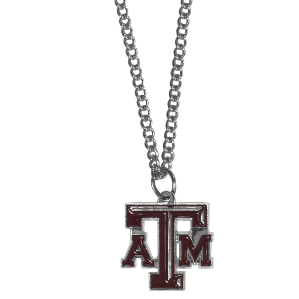 Texas A&M Aggies   Chain Necklace with Small Charm 