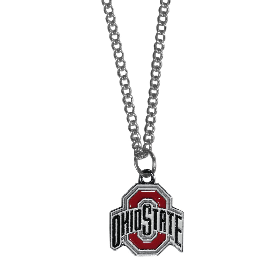 Ohio State Buckeyes   Chain Necklace with Small Charm 