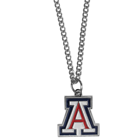 Arizona Wildcats Chain Necklace - with Small Charm