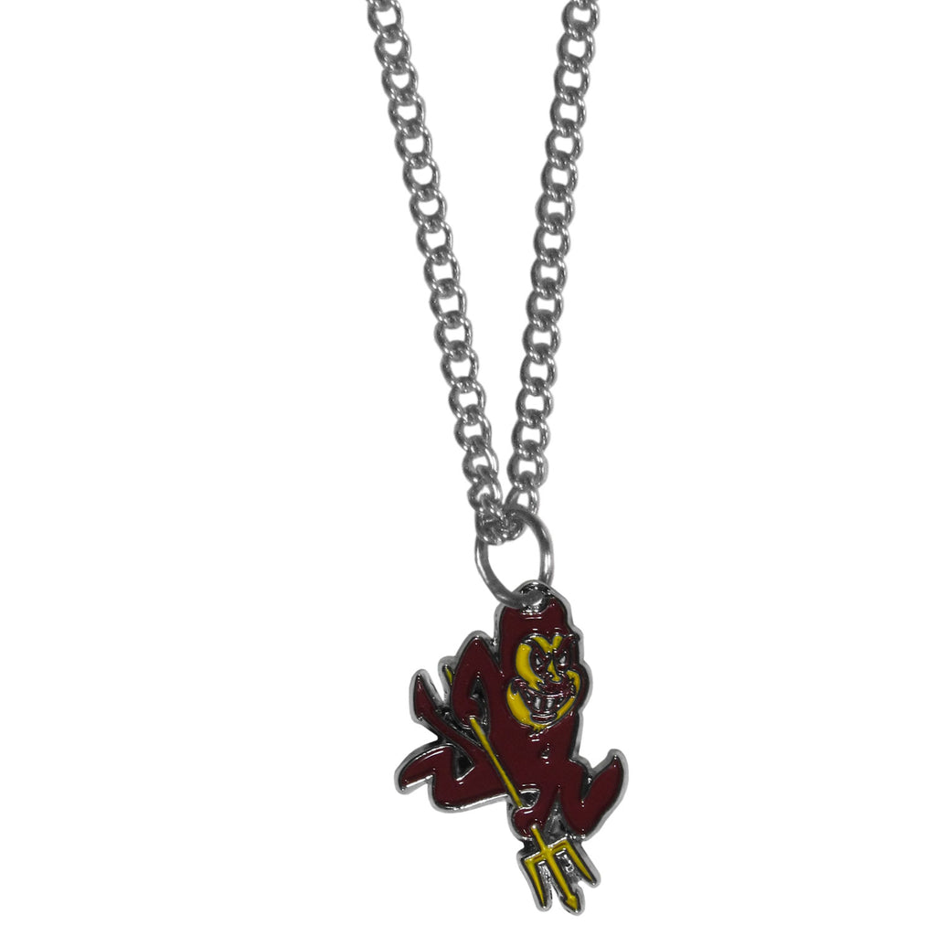 Arizona St. Sun Devils Chain Necklace - with Small Charm