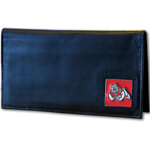 Nebraska Cornhuskers Leather Checkbook Cover