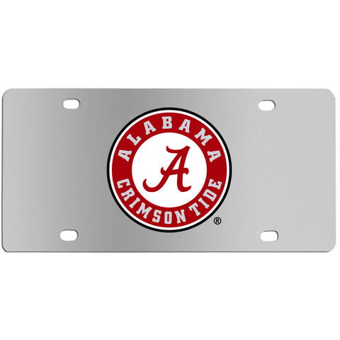 Alabama Crimson Tide Steel License Plate - Wall Plaque