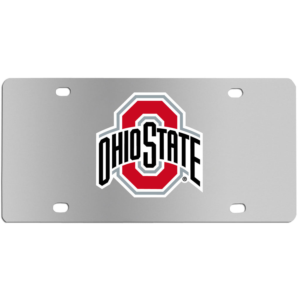 Ohio St. Buckeyes Steel License Plate