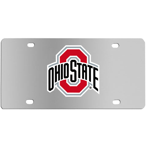 Ohio State Buckeyes   Steel License Plate Wall Plaque 