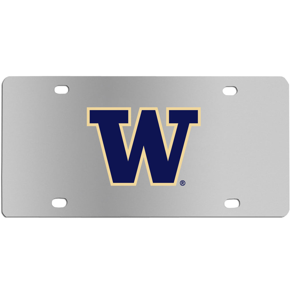 Washington Huskies Steel License Plate