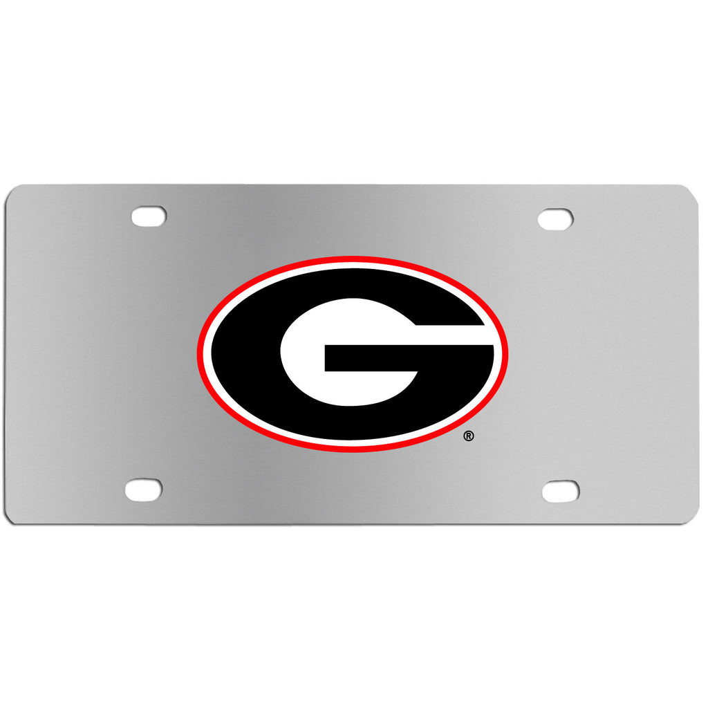 Georgia Bulldogs Steel License Plate - Wall Plaque