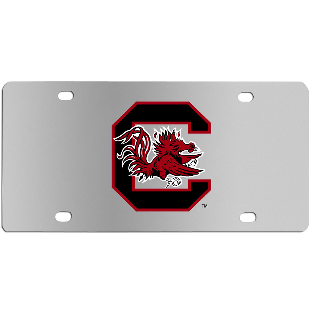 S. Carolina Gamecocks Steel License Plate - Wall Plaque