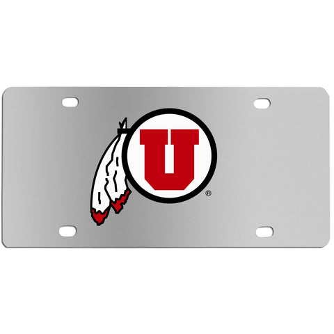 Utah Utes Steel License Plate - Wall Plaque
