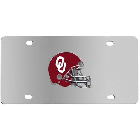 Oklahoma Sooners Steel License Plate