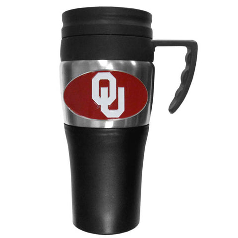 Oklahoma Sooners Travel Mug w/Handle