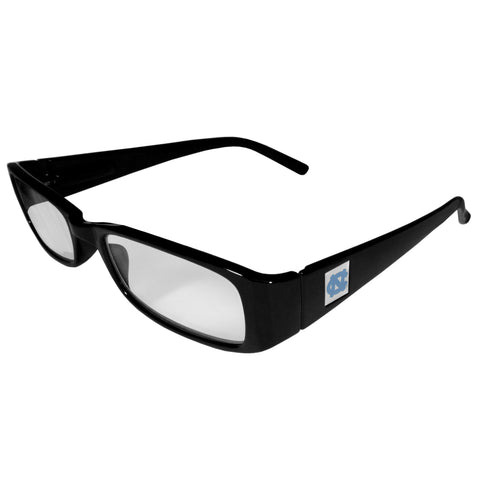 North Carolina Tar Heels   Black Reading Glasses +2.50 