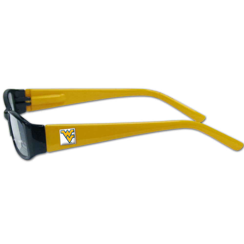 W. Virginia Mountaineers Reading Glasses - 2.00