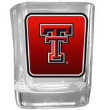 Texas Tech Raiders Square Glass Shot Glass