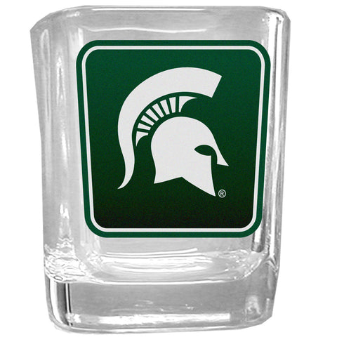 Michigan St. Spartans Square Glass Shot Glass