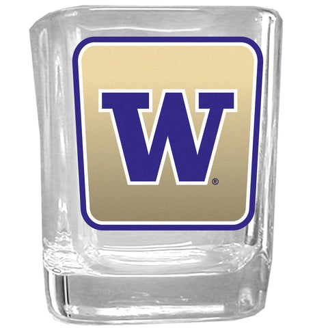 Washington Huskies Square Glass Shot Glass