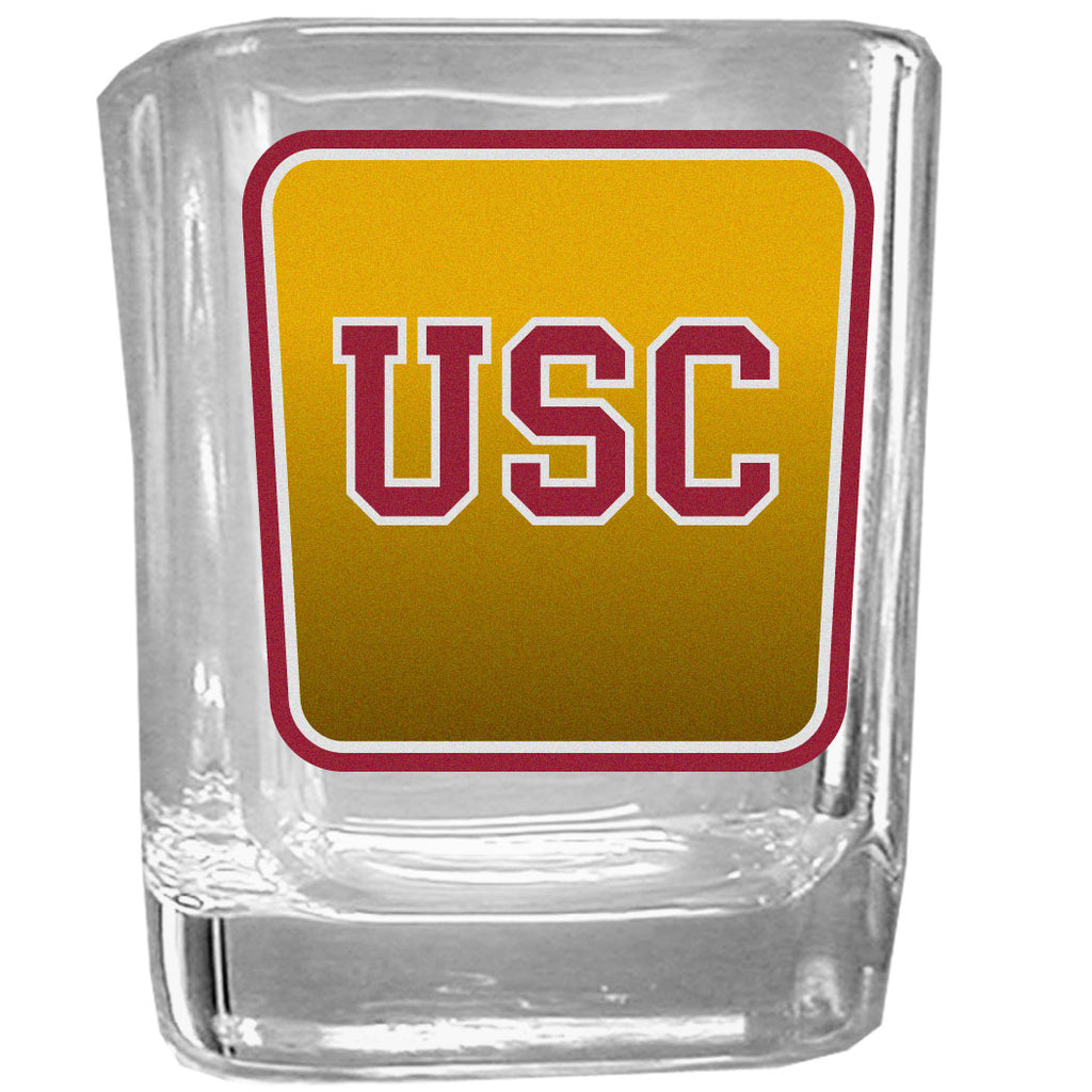 USC Trojans Square Glass Shot Glass