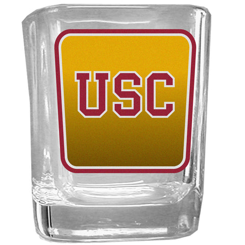 USC Trojans Square Glass Shot Glass