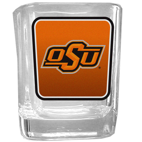 Oklahoma St. Cowboys Square Glass Shot Glass