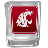 Washington St. Cougars Square Glass Shot Glass