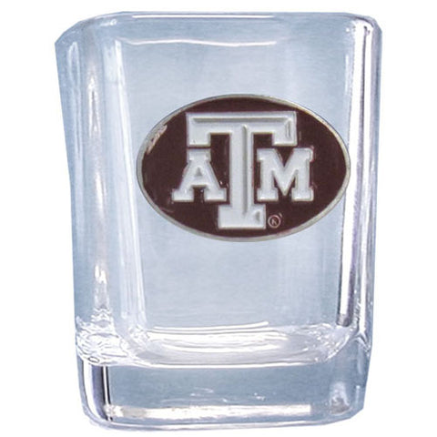 Texas A & M Aggies Square Shot Glass - One Glass