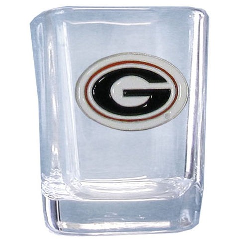 Georgia Bulldogs Square Shot Glass - One Glass