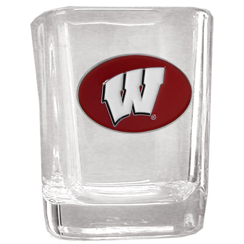 Wisconsin Badgers Square Shot Glass - One Glass