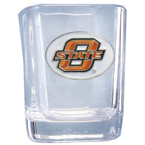 Oklahoma St. Cowboys Square Shot Glass - One Glass