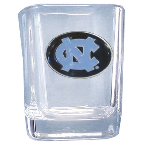 N. Carolina Tar Heels Square Shot Glass - One Glass