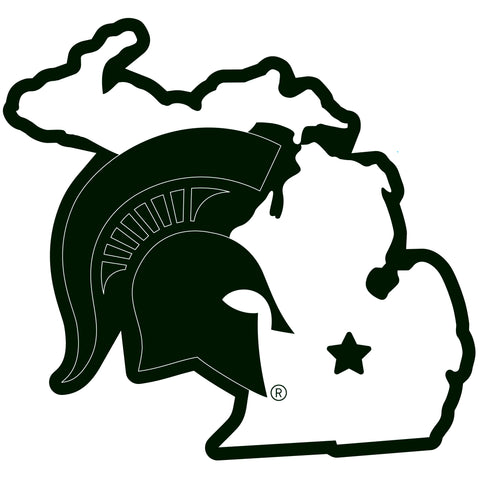 Michigan St. Spartans Home State 11 Inch Magnet