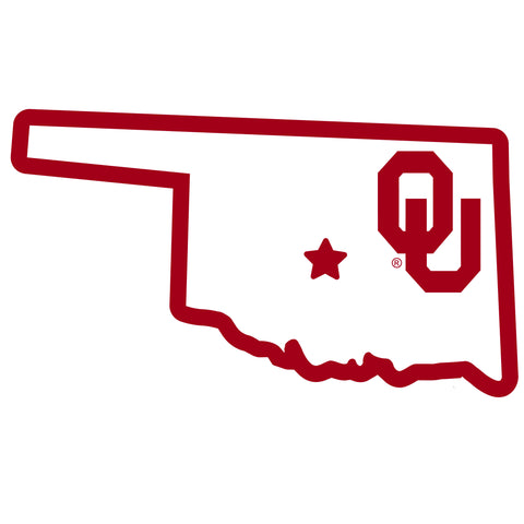 Oklahoma Sooners Home State 11 Inch Magnet