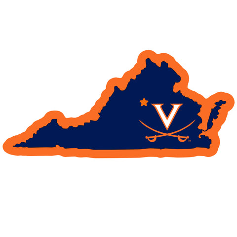 Virginia Cavaliers Home State 11 Inch Magnet