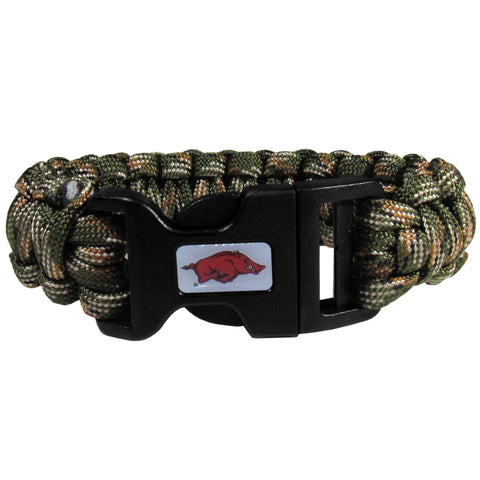 Arkansas Razorbacks Camo Survivor Bracelet