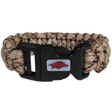 Arkansas Razorbacks Camo Survivor Bracelet