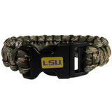 LSU Tigers Camo Survivor Bracelet