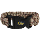 Georgia Tech Yellow Jackets Camo Survivor Bracelet