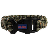 Ole Miss Rebels Camo Survivor Bracelet