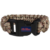 Mississippi Rebels Camo Survivor Bracelet