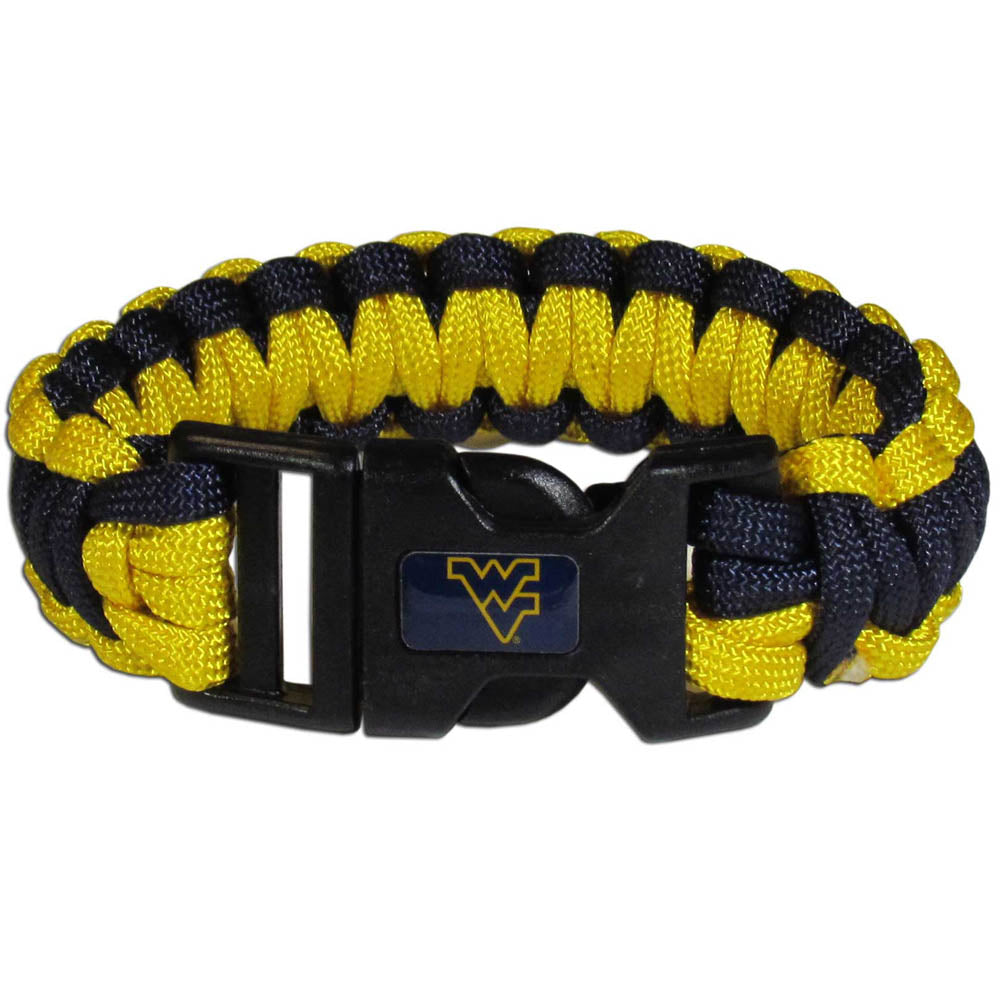 W. Virginia Mountaineers Survivor Bracelet - Std