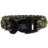 W. Virginia Mountaineers Camo Survivor Bracelet