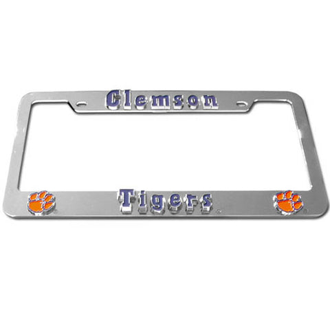 Clemson Tigers Deluxe Tag Frame